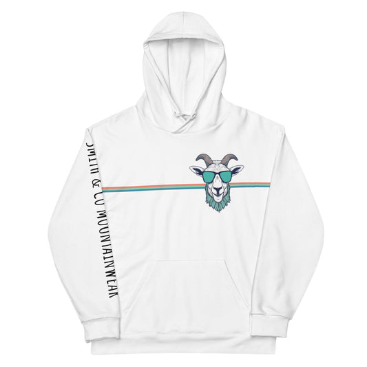 Chill Goat Smith & Co Hoodie - white front