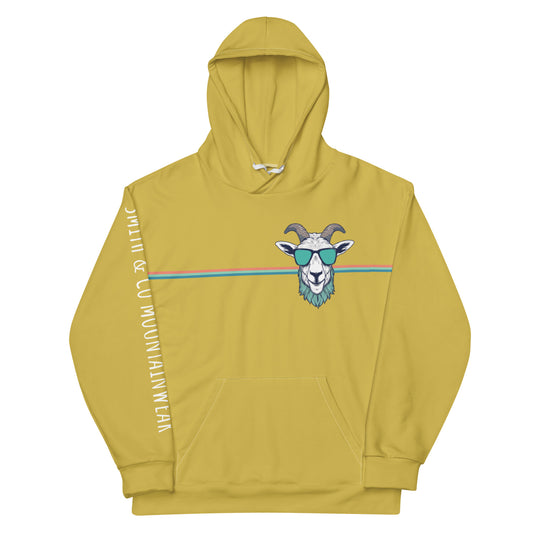Chill Goat Smith & Co Hoodie - old gold front