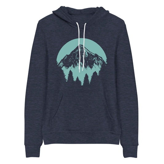 Above the Trees hoodie - navy heather